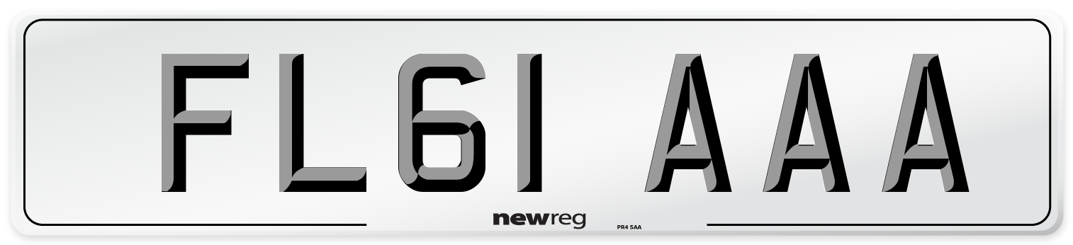 FL61 AAA Number Plate from New Reg